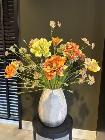 SILK-KA Bouquet di fiori artificiali "Tulipani misti"