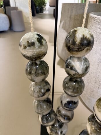 NU PUUR & GROEN Necklace Cream/Green