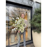 SILK-KA Bouquet di fiori artificiali "Bianco misto - Edizione limitata"