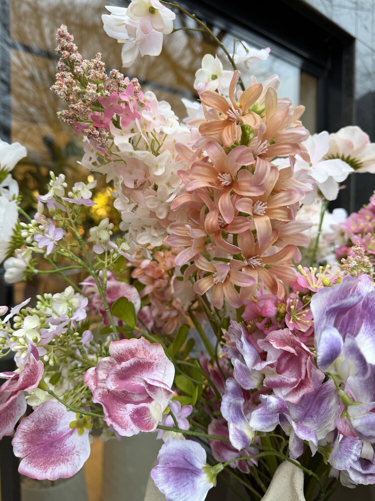 SILK-KA Kunstig blomsterbukett "Little Colorful - Limited Edition"