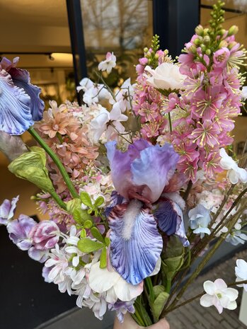 SILK-KA Kunst bloemen boeket " Little Colourful - Limited Edition ''