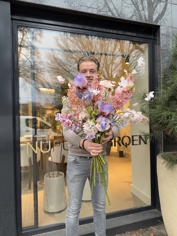 SILK-KA Kunstig blomsterbukett "Little Colorful - Limited Edition"