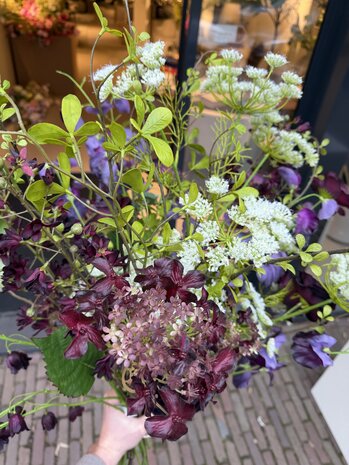 SILK-KA Bouquet di fiori artificiali "Burgundy Pleasure - Edizione limitata"