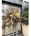 SILK-KA Bouquet de fleurs artificielles « Plaisir Bourgogne - Édition Limitée »