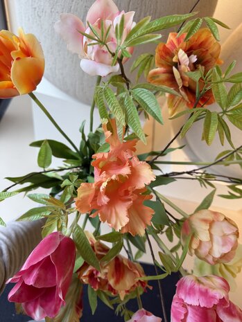 SILK-KA Artificial flower bouquet "Colorful Tulips XL"