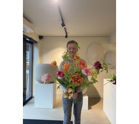 SILK-KA Artificial flower bouquet "Colorful Tulips XL"