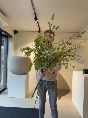 SILK-KA Bouquet di fiori artificiali "Tocco di verde"