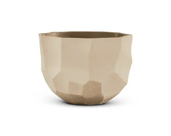 NU PUUR & GROEN Domani pot "BILBAO" natural white / inclusief Bucida boom van Silk-Ka