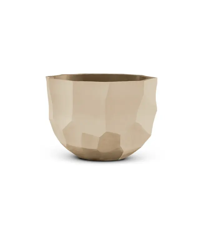 NU PUUR & GROEN Domani pot "BILBAO" natural white / inclusief Bucida boom van Silk-Ka