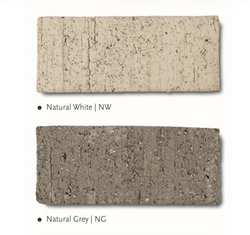 NU PUUR & GROEN Maceta Domani "ALMA" blanco natural / incluye árbol Bucida de Silk-Ka