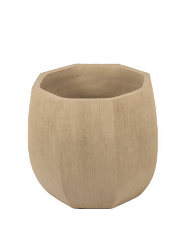 NU PUUR & GROEN Pot Domani « ALMA » blanc naturel / comprenant de l'arbre Bucida de Silk-Ka