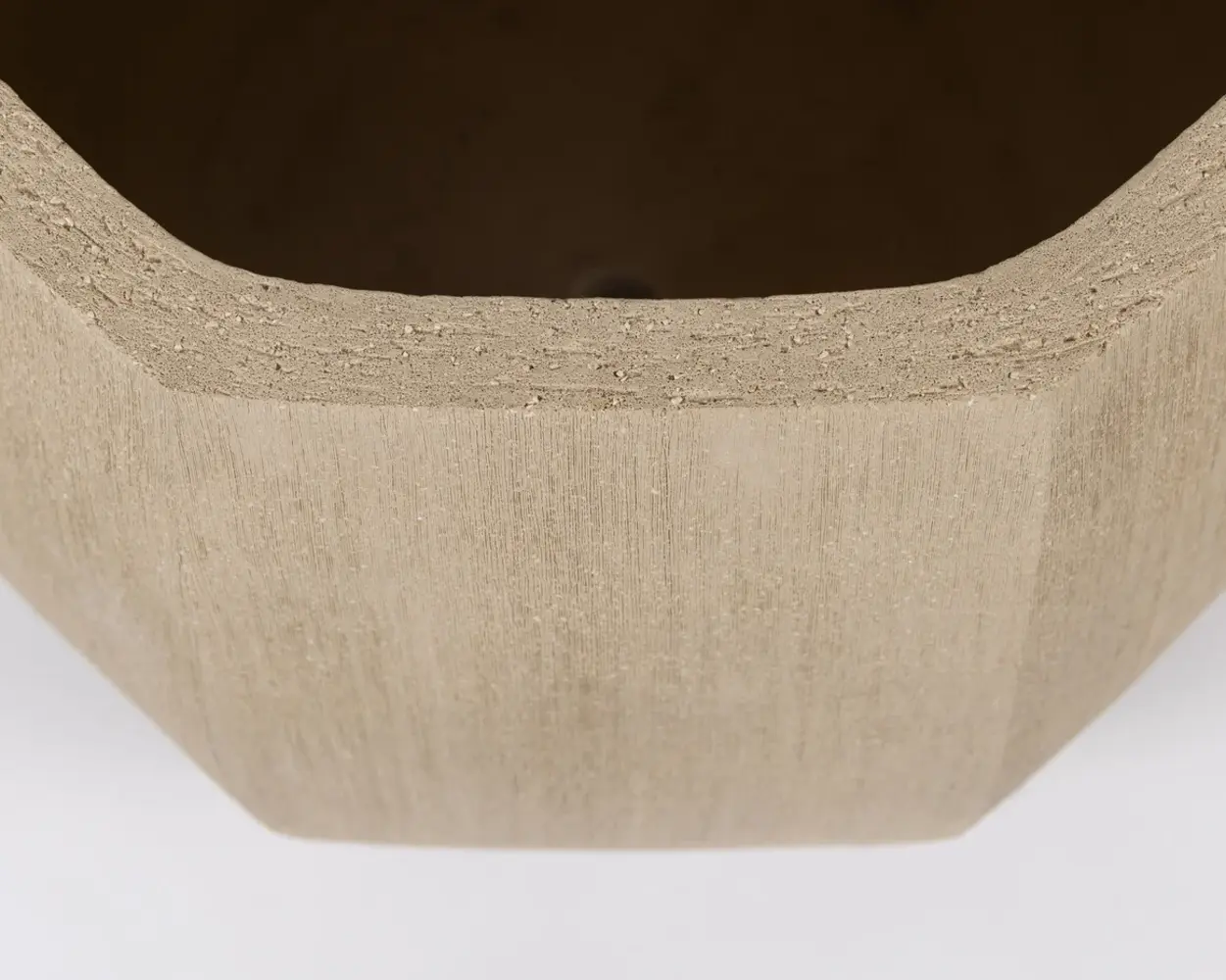 NU PUUR & GROEN Pot Domani « ALMA » blanc naturel / comprenant de l'arbre Bucida de Silk-Ka