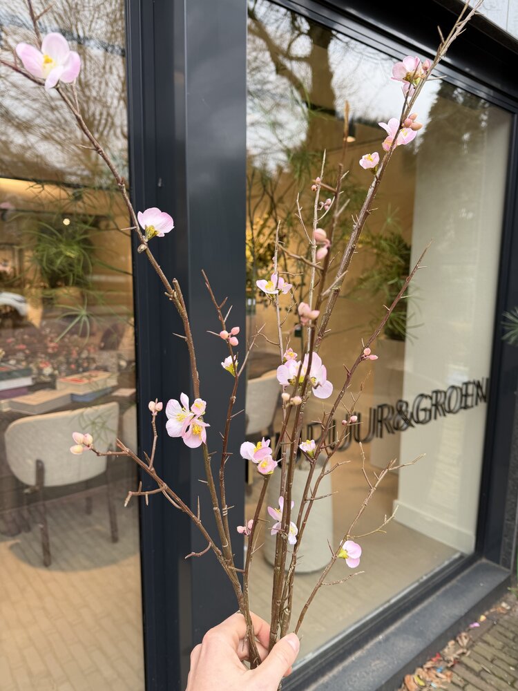 SILK-KA Blossom Branch Pink LT | 154 cm