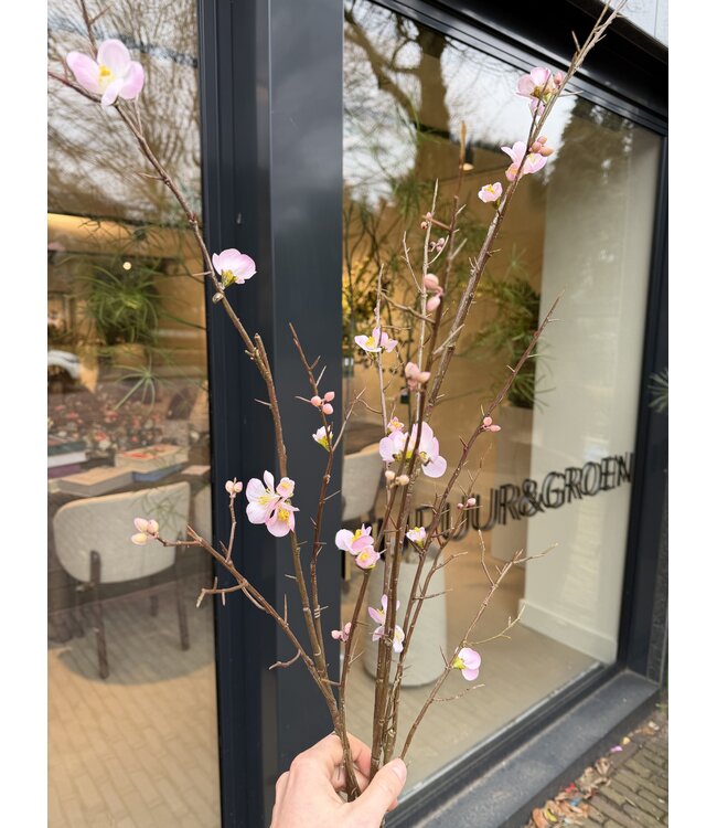 SILK-KA Bloesem Tak Roze LT | 154 cm