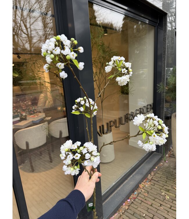 SILK-KA Blossom Branch Cream | 132 cm
