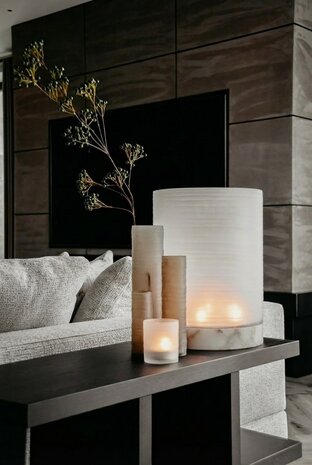 RAF Deluxe Lanterne Kalle Blanc givré | Très grande