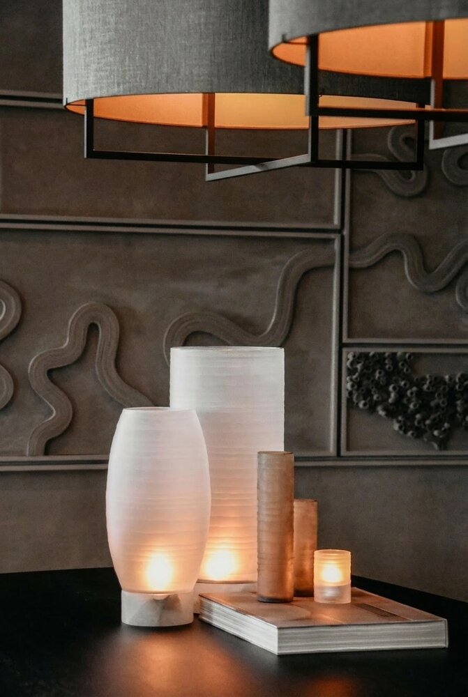 RAF Deluxe Farol Kalle Blanco Esmerilado | Extra Grande