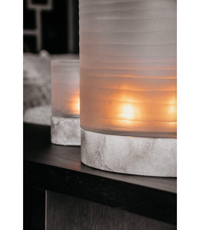 RAF Deluxe Lantern Kalle Frosted White | Medium