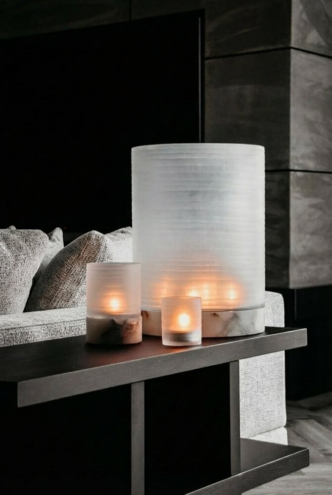 RAF Deluxe Lantern Kalle Frosted White | Small