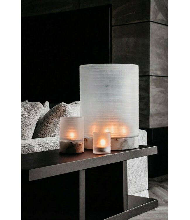 RAF Deluxe Lantern Kalle Frosted White | Small