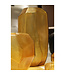 Guaxs Vase cubique haut | Transparent/Or