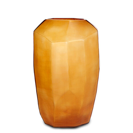 Guaxs Jarrón Cubístico Alto | Transparente/Dorado Guaxs Jarrón Cubístico Alto | Transparente/Dorado