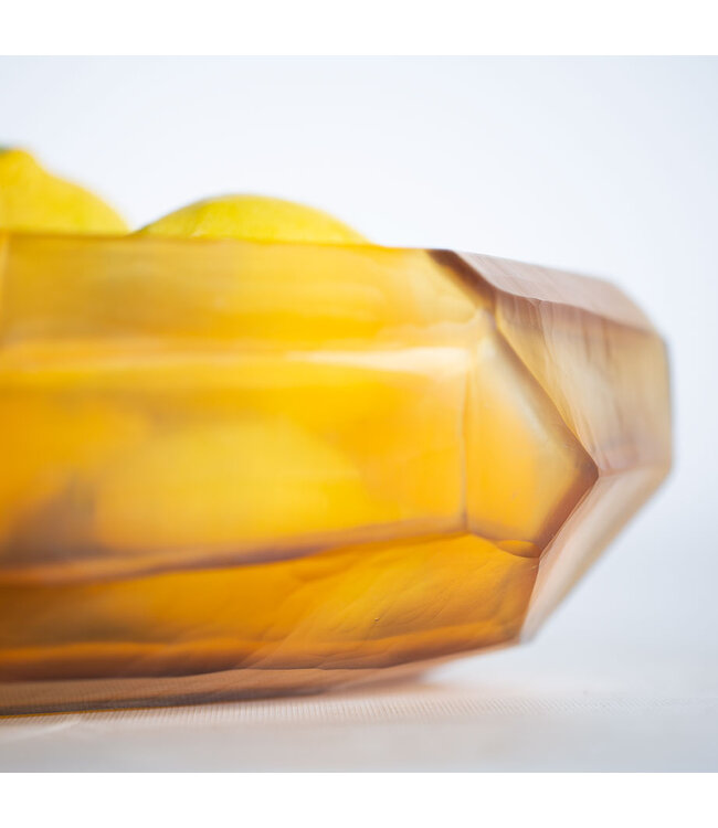 Guaxs Cubistic Bowl | Clear / Gold