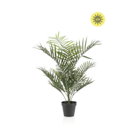 NU PUUR & GROEN Künstliche Pflanze für den Außenbereich – Palme 90 cm – UV-beständig