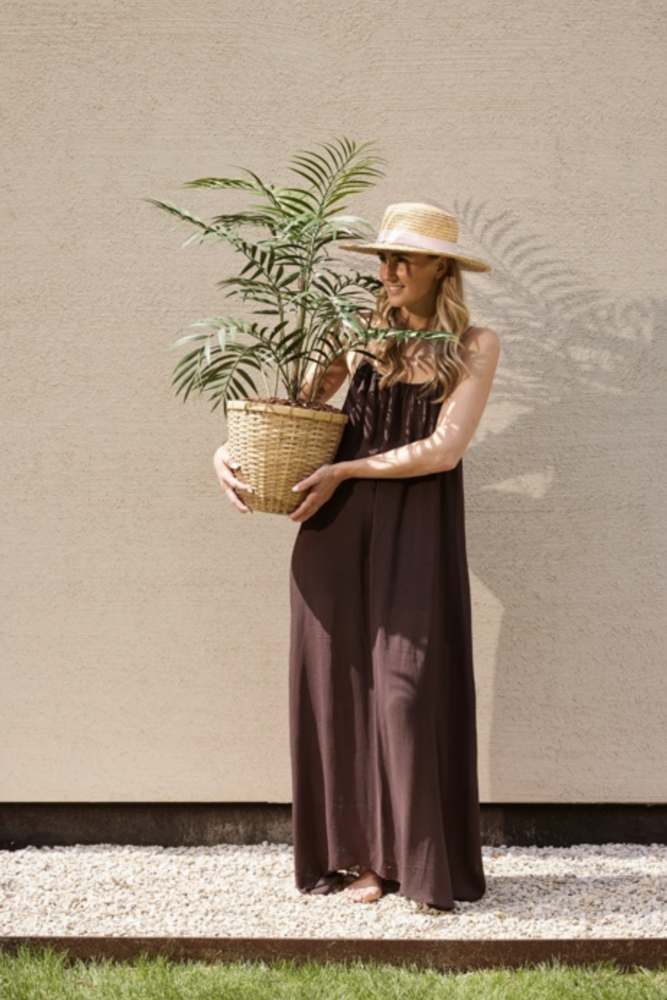 NU PUUR & GROEN Plante artificielle d'extérieur - Palmier 90 cm - Résistante aux UV