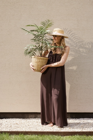 NU PUUR & GROEN Plante artificielle d'extérieur - Palmier 90 cm - Résistante aux UV