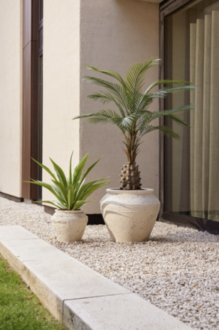 NU PUUR & GROEN Künstliche Pflanze für den Außenbereich – Agave 70 cm – UV-beständig