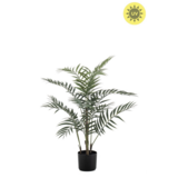 NU PUUR & GROEN Plante artificielle d'extérieur - Palmier Chameadorea 90 cm - Résistante aux UV