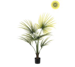NU PUUR & GROEN Artificial plant for outdoor use - Palm Washingtonia 100 cm - UV-resistant