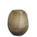 Guaxs Vaso Patara Round | Trasparente / Grigio fumo