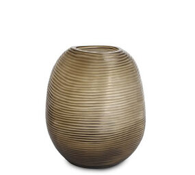 Guaxs Vase Patara Round | Clear / Smoke gray Guaxs Vase Patara Round | Clear / Smoke gray