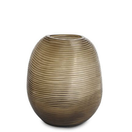 Guaxs Vaso Patara rotondo | Trasparente / Grigio fumo
