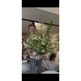 NU PUUR & GROEN Kunstig blomsterbukett "March Special"