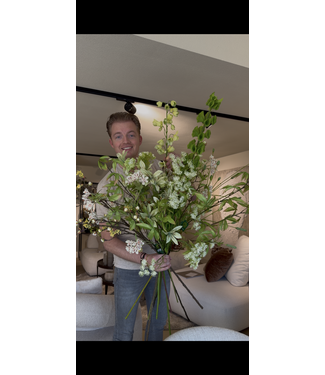 NU PUUR & GROEN Kunstbloemen boeket "Maart Special"