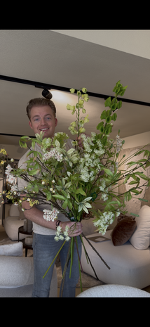 NU PUUR & GROEN Kunstbloemen boeket "Maart Special"