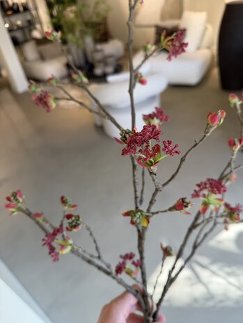 NU PUUR & GROEN Branche d'érable bordeaux/vert | 110 cm