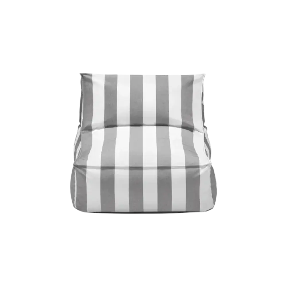 Blomus Sillón STAY | Blanco lirio/Piel de elefante