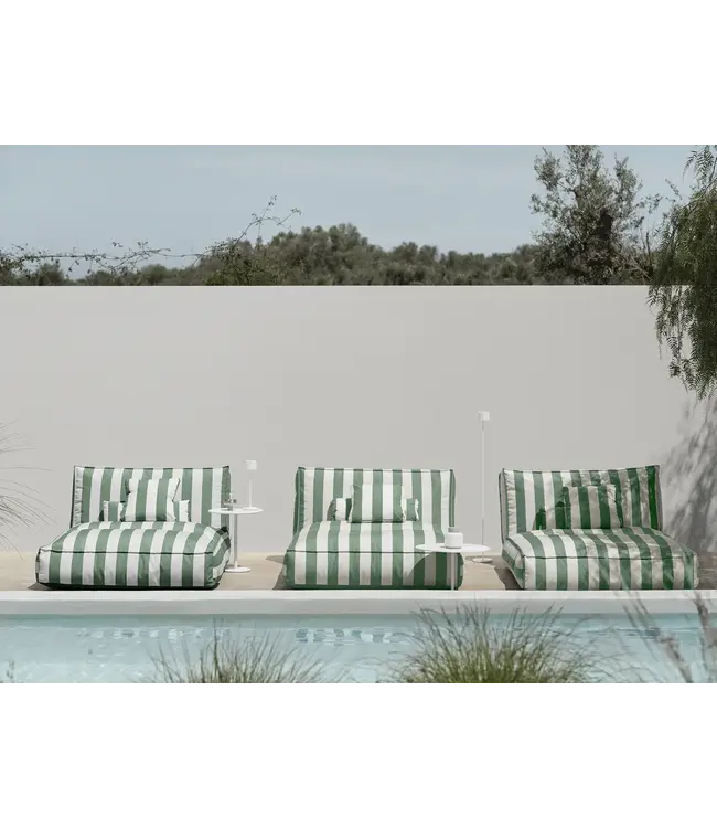 Blomus STAY Outdoor-Bett | Lilienweiß/Entengrün