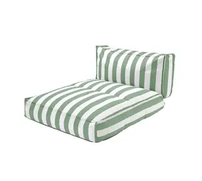 Blomus Cama de exterior STAY | Blanco lirio/Verde pato