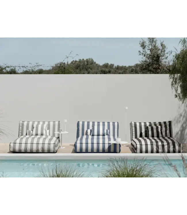 Blomus Lit d'extérieur STAY | Lily White/Key Largo