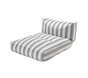 Blomus Lit d'extérieur STAY | Blanc lys/Peau d'éléphant