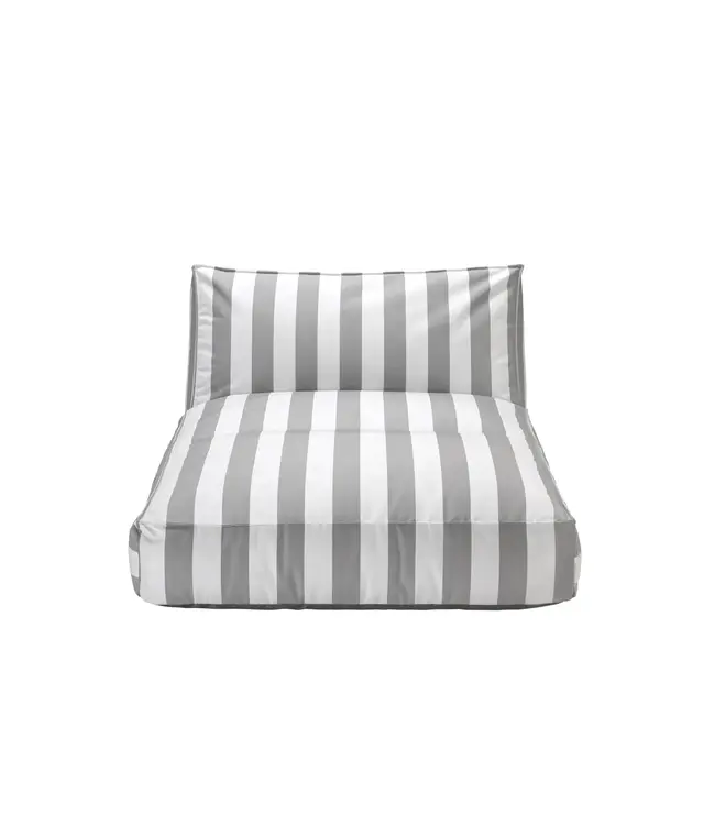 Blomus STAY Outdoor-Bett | Lilienweiß/Elefantenfell