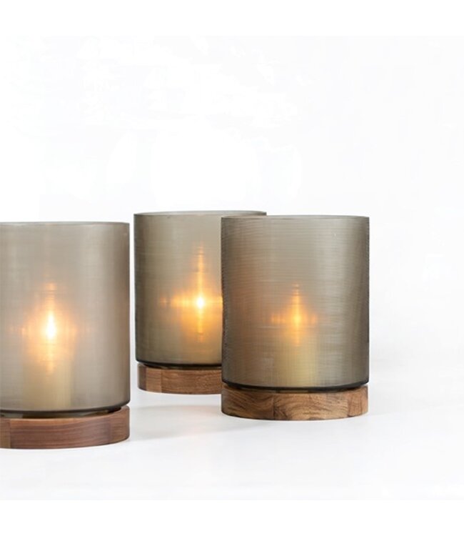 Guaxs Lantaarn Aran L | Smokegrey/Walnut