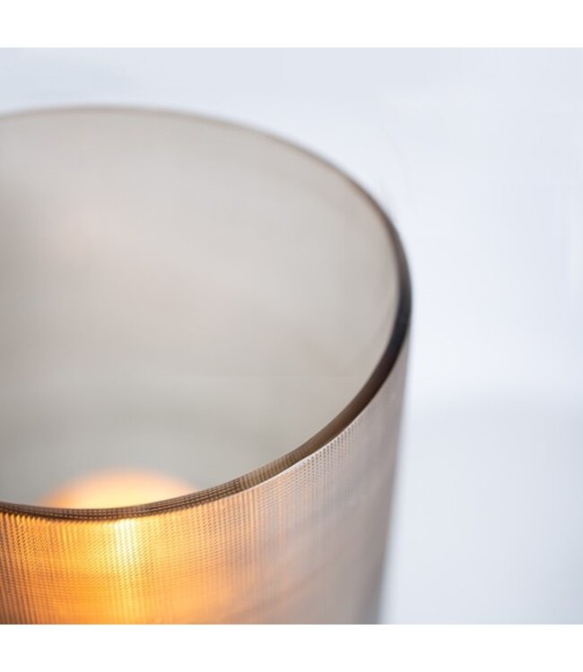 Guaxs Aran XL Lantern | Smokegrey/Walnut