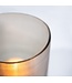 Guaxs Aran XL Laterne | Rauchgrau/Walnuss