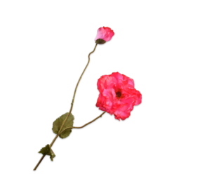 SILK-KA Belleza de rama de amapola RT | 109 cm